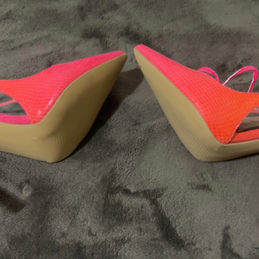 ❗️SOLD❗️Lace up heels. - Picture 5 of 5